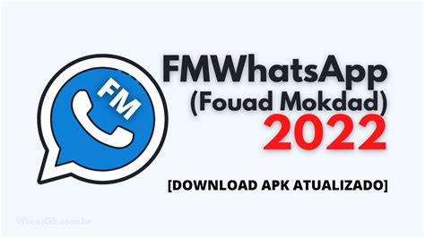 whatsapp fm atualizado 2022 download